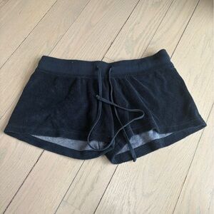 Navy hard tail shorts